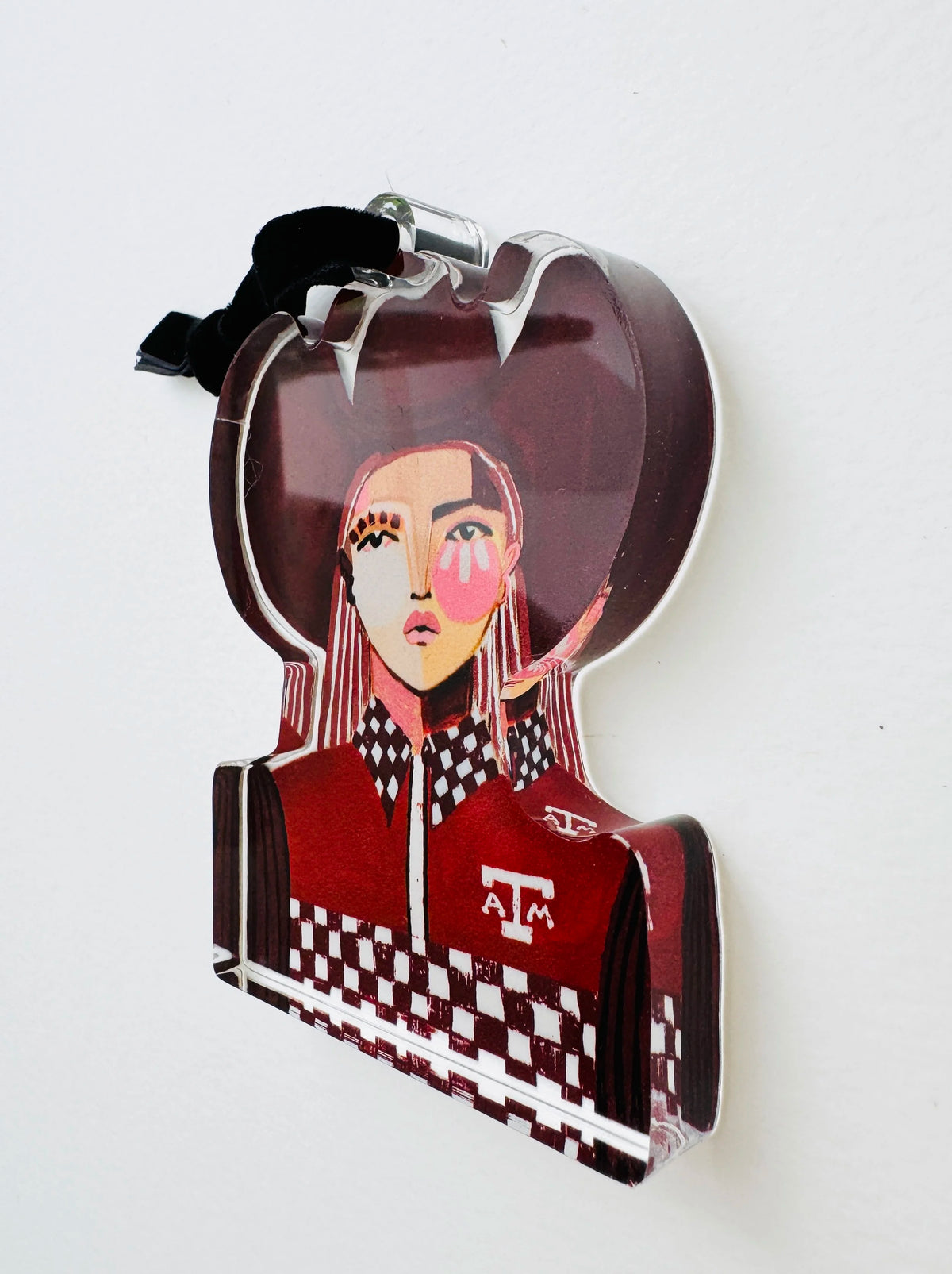 Texas A&M Cowgirl Ornament