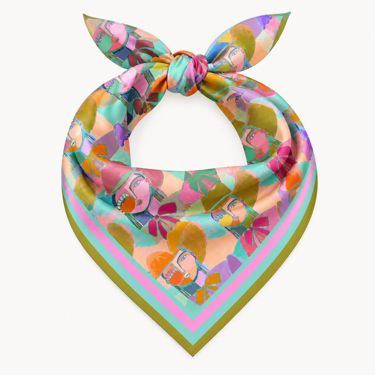 Rainbow Cowgirl Scarf