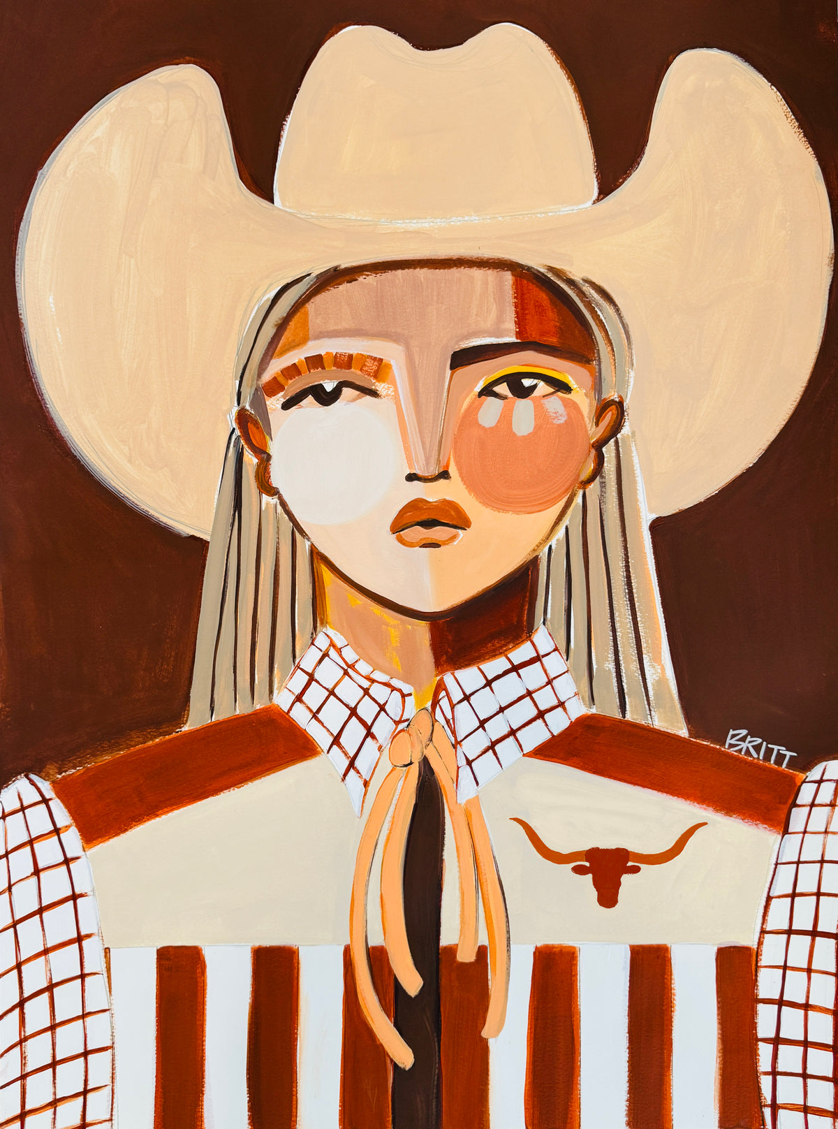 Burnt Orange Cowgirl